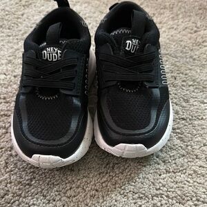 Hey Dude Kids Black Sneakers